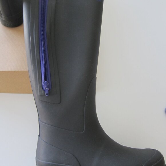 Tretorn women's knee high zip up rain boots - Picture 3 of 8